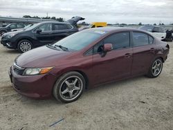 Salvage cars for sale at Harleyville, SC auction: 2012 Honda Civic LX