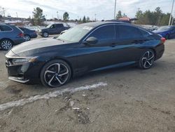 Salvage cars for sale at Gaston, SC auction: 2021 Honda Accord Sport SE