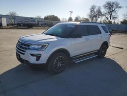 Salvage cars for sale from Copart Sacramento, CA: 2018 Ford Explorer XLT