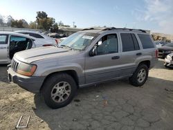 Salvage cars for sale at Martinez, CA auction: 2001 Jeep Grand Cherokee Laredo