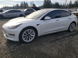 Tesla Vehiculos salvage en venta: 2021 Tesla Model 3