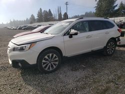 Salvage cars for sale at Graham, WA auction: 2017 Subaru Outback Touring