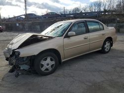 Chevrolet Malibu ls salvage cars for sale: 2001 Chevrolet Malibu LS