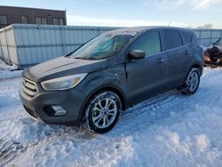 Salvage cars for sale at Kansas City, KS auction: 2017 Ford Escape SE