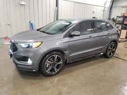 Salvage cars for sale at Casper, WY auction: 2021 Ford Edge ST