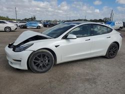 Salvage cars for sale from Copart Homestead, FL: 2023 Tesla Model 3