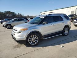 Salvage cars for sale at Gaston, SC auction: 2013 Ford Explorer XLT