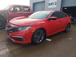 Honda salvage cars for sale: 2020 Honda Civic EX