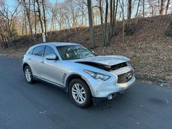 Salvage cars for sale at Hillsborough, NJ auction: 2017 Infiniti QX70