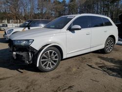 Audi q7 Premium Plus salvage cars for sale: 2017 Audi Q7 Premium Plus