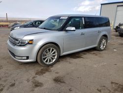 Salvage cars for sale at Albuquerque, NM auction: 2018 Ford Flex Limited