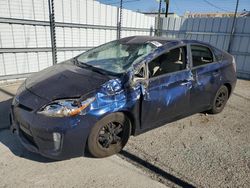 Salvage cars for sale from Copart Sun Valley, CA: 2015 Toyota Prius