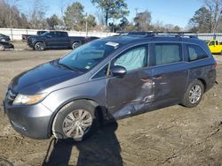 Salvage cars for sale at Hampton, VA auction: 2014 Honda Odyssey EXL