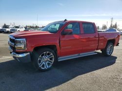 Salvage cars for sale at Rancho Cucamonga, CA auction: 2016 Chevrolet Silverado C1500 LT