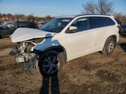 Salvage cars for sale at Baltimore, MD auction: 2015 Toyota Highlander XLE