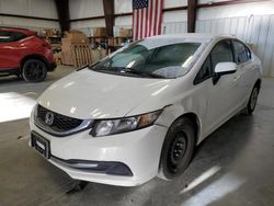 Honda salvage cars for sale: 2015 Honda Civic LX