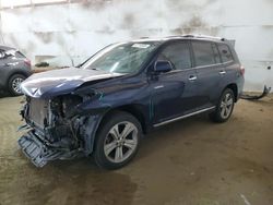 Salvage cars for sale from Copart Brighton, CO: 2013 Toyota Highlander Limited