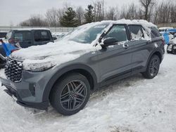 Salvage cars for sale at Davison, MI auction: 2025 Ford Explorer ST-Line