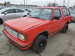 Chevrolet salvage cars for sale: 1988 Chevrolet Blazer S10