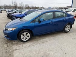 Salvage cars for sale from Copart Lawrenceburg, KY: 2013 Honda Civic LX