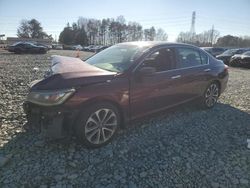 Salvage cars for sale at auction: 2015 Honda Accord Sport