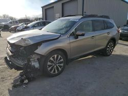 Salvage cars for sale at Duryea, PA auction: 2015 Subaru Outback 3.6R Limited