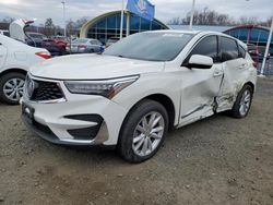 Salvage cars for sale at East Granby, CT auction: 2019 Acura RDX