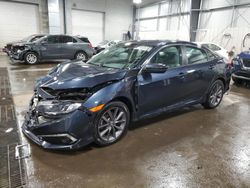 Salvage cars for sale at Ham Lake, MN auction: 2020 Honda Civic EX