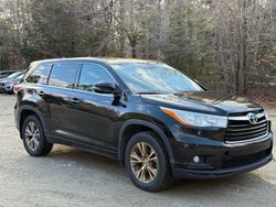 Toyota Highlander salvage cars for sale: 2014 Toyota Highlander LE