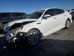 Salvage cars for sale at North Las Vegas, NV auction: 2018 KIA Optima LX