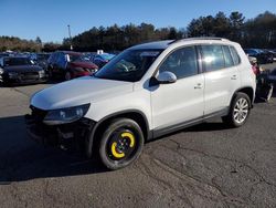 Salvage cars for sale at Exeter, RI auction: 2017 Volkswagen Tiguan S