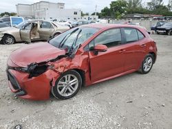 Salvage cars for sale at Opa Locka, FL auction: 2019 Toyota Corolla SE