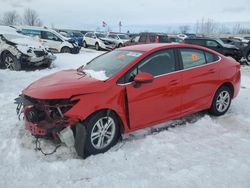 Vehiculos salvage en venta de Copart Wayland, MI: 2017 Chevrolet Cruze LT