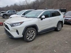 Salvage cars for sale at Marlboro, NY auction: 2021 Toyota Rav4 XLE Premium