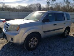 Salvage cars for sale at Augusta, GA auction: 2010 Honda Pilot LX