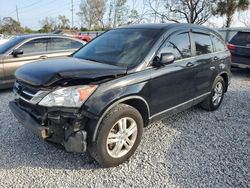 Salvage cars for sale at Riverview, FL auction: 2011 Honda CR-V EXL