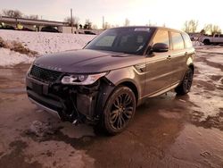 Salvage cars for sale at Bridgeton, MO auction: 2015 Land Rover Range Rover Sport HSE