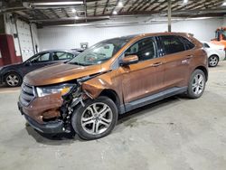 Vehiculos salvage en venta de Copart Marlboro, NY: 2017 Ford Edge Titanium