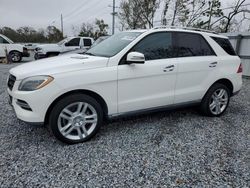 Salvage cars for sale at Riverview, FL auction: 2014 Mercedes-Benz ML 350 Bluetec