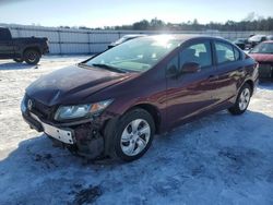 Honda Civic lx salvage cars for sale: 2013 Honda Civic LX