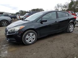 Salvage cars for sale at Greenwell Springs, LA auction: 2016 KIA Forte LX