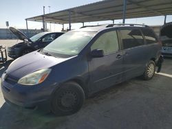 Salvage cars for sale at Anthony, TX auction: 2005 Toyota Sienna CE