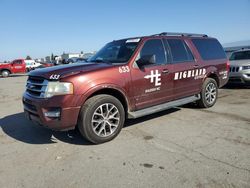 Salvage cars for sale from Copart Bakersfield, CA: 2017 Ford Expedition EL XLT