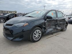 Salvage cars for sale at Wilmer, TX auction: 2018 Toyota Corolla L