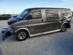 Salvage cars for sale at Haslet, TX auction: 2002 Chevrolet Express G1500