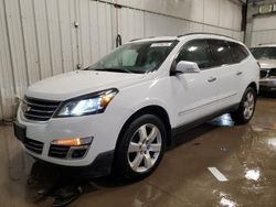 Salvage cars for sale at Franklin, WI auction: 2017 Chevrolet Traverse Premier