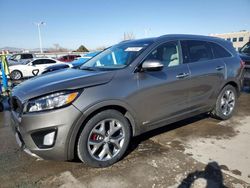 Salvage cars for sale at Littleton, CO auction: 2016 KIA Sorento SX