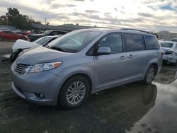 Salvage cars for sale at Martinez, CA auction: 2017 Toyota Sienna XLE