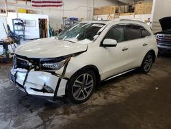 Acura Vehiculos salvage en venta: 2017 Acura MDX Advance