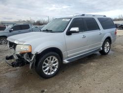 Salvage cars for sale at Louisville, KY auction: 2015 Ford Expedition EL Limited